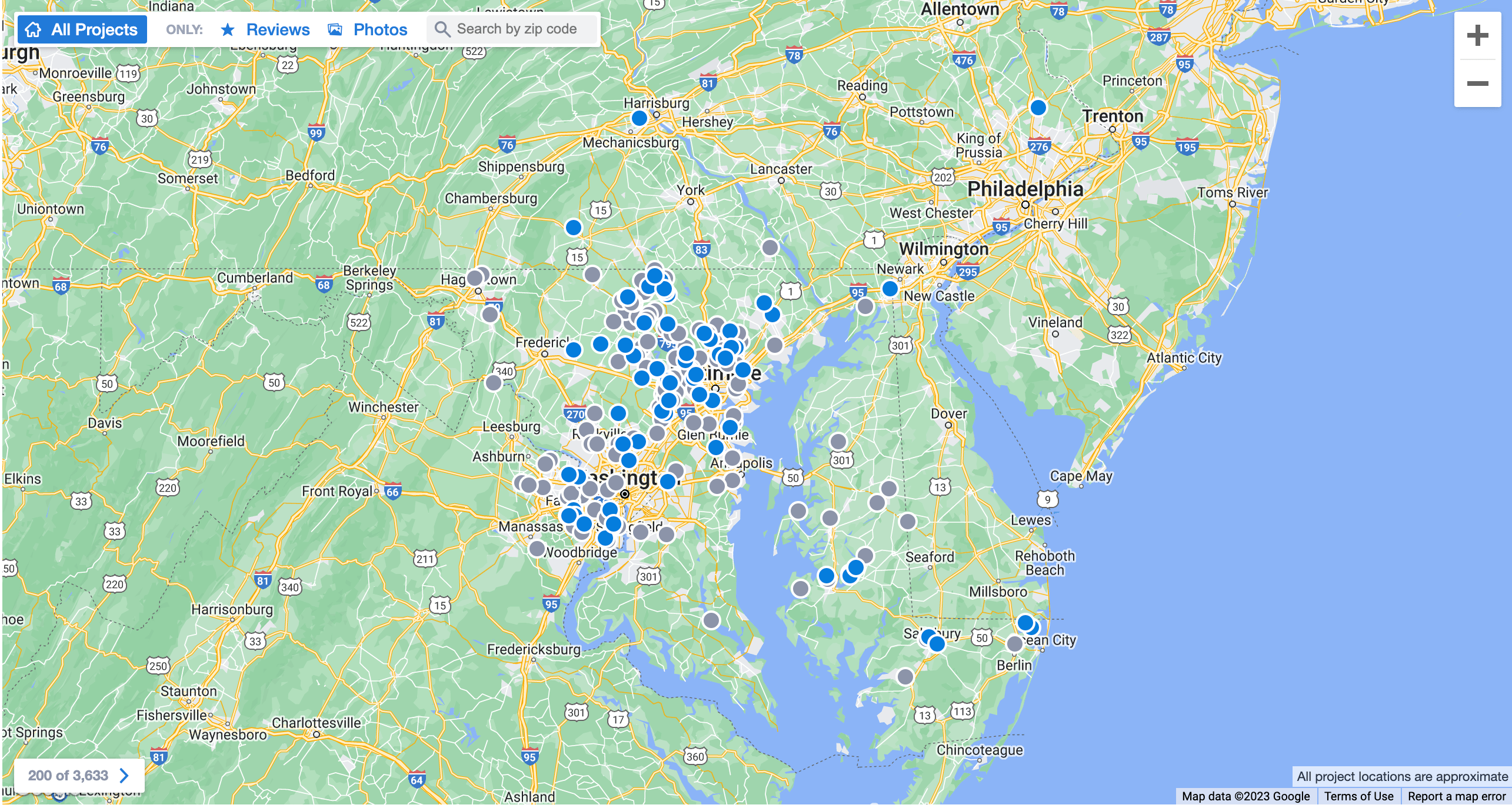 Project Map Graphic