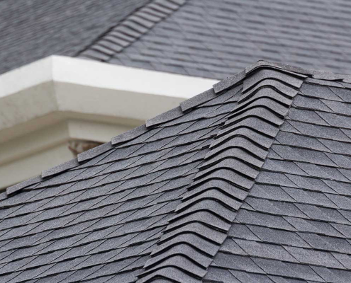 New shingle roof