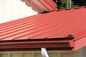 red metal roofing