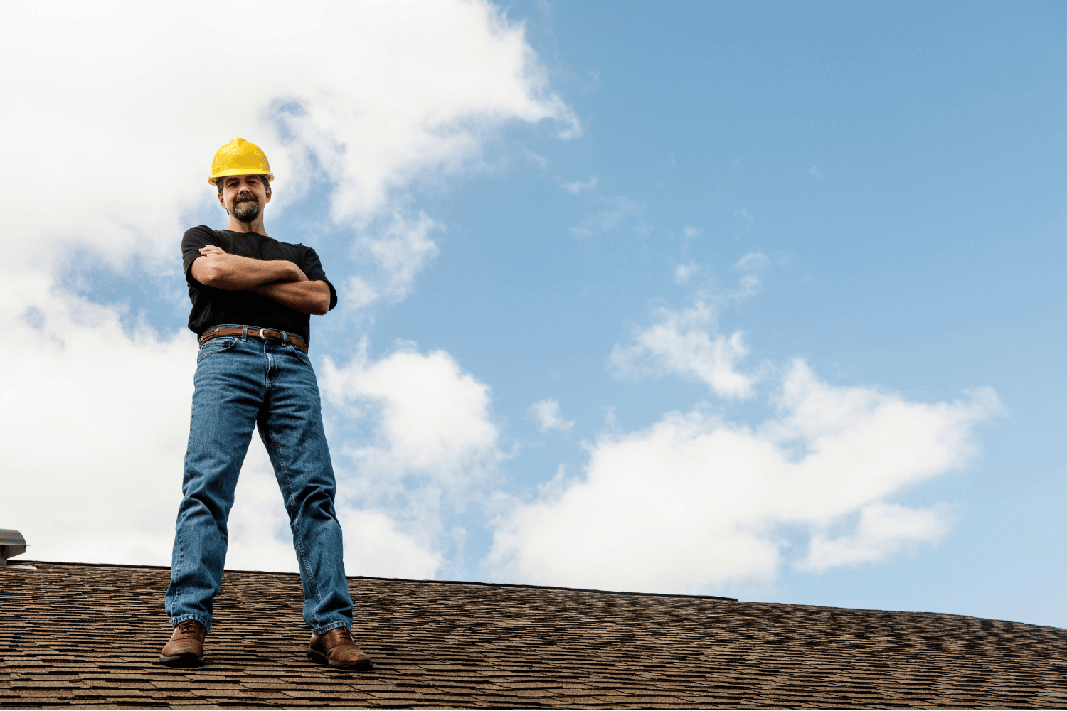 A professional roofer providing consultation services