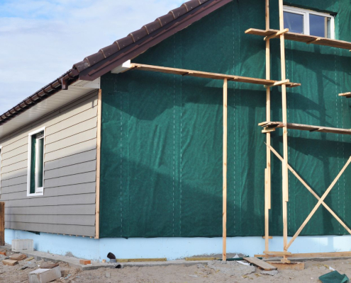 New Siding Installation On Home