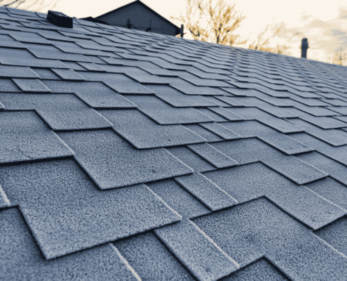 An illustration highlighting key considerations before installing new shingles over old ones.