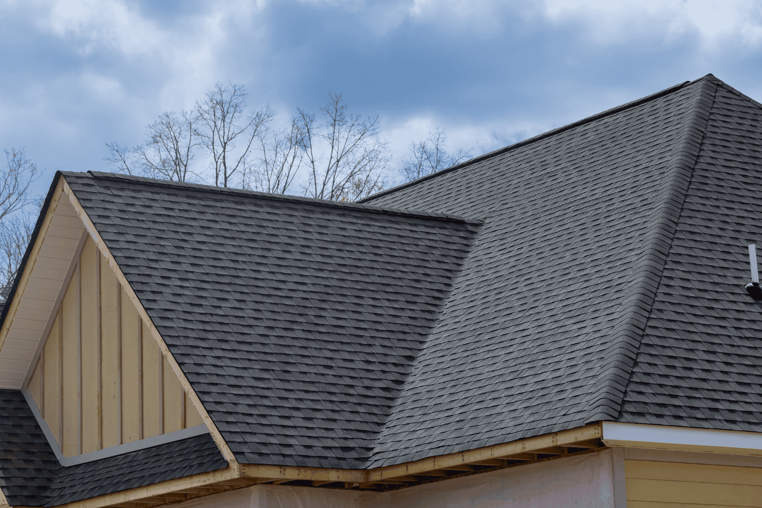 A breakdown of material costs for metal roofs and shingles.