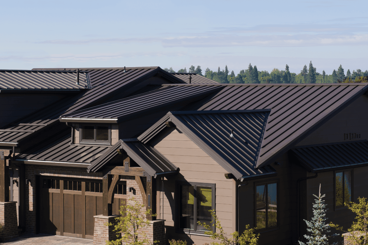 A visual comparison of different roofing materials for homes.