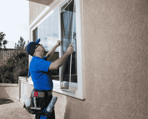 Energy-efficient windows with Energy Star certification.