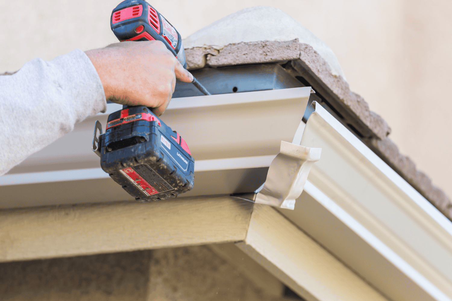 High-quality materials used for roof and gutter repairs.